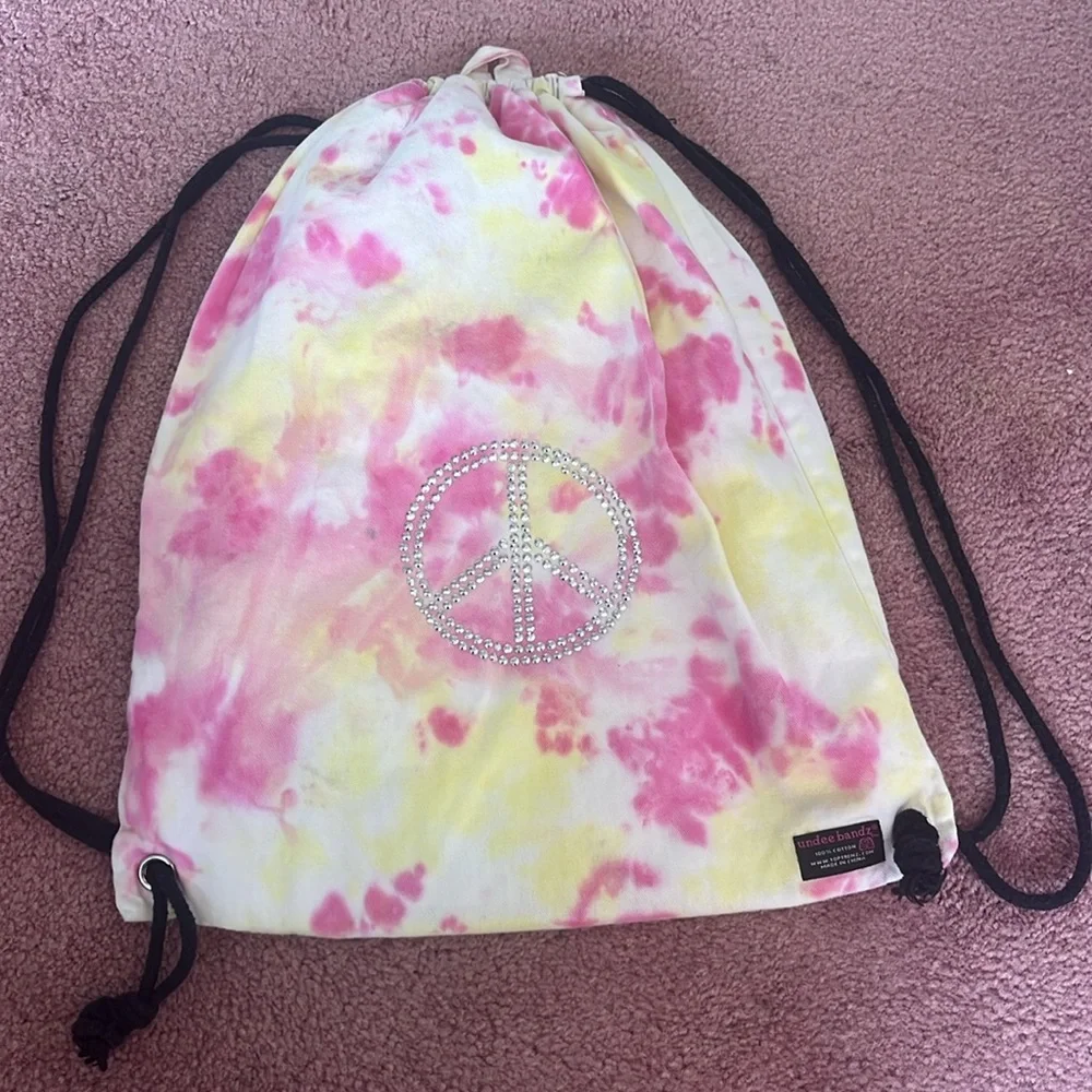 UNDEE BANDZ Drawstring Bags Set of 2 Tie Dye Y2K
